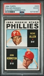 1964 Topps Phillies Rookies Richie Allen #243 PSA 4